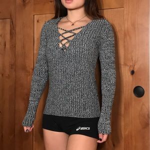 Knitted Long-Sleeve Shirt